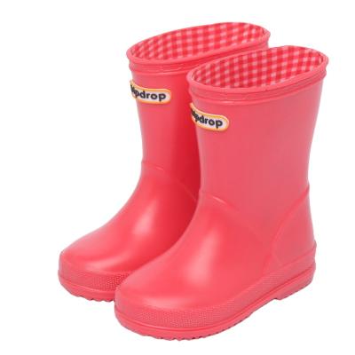 China Waterproof Children's Boots Fashion Rain Boots Colorful Rain Boots Fashion Rubber Water Shoes for sale