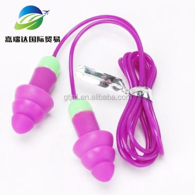 China Safety\Material Sleeping Earplugs Soft Silicone Ear Protectors\Comfortable\Flexible For Sleep Silicone Earplugs Soundproof Ear Plugs Hunting Swimming Ear Protect for sale