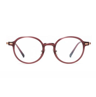 China Fashion cat eye glasses New Fashion Design Round Eyewear Acetate Glasses Eyeglasses Frames Optical Frames Manufacturers for sale