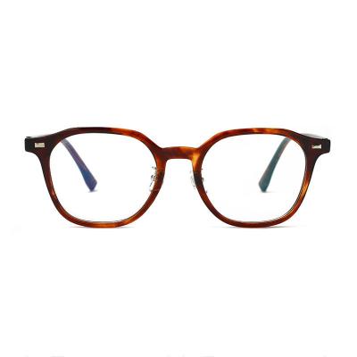 China Fashion cat eye glasses High Quality Retro Square Acetate Eyeglasses Frames Custom Logo Vintage Specs Optic Prescription Glasses for sale