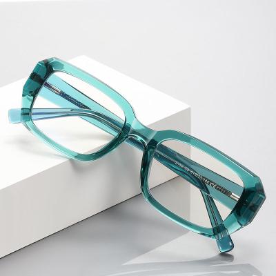 China Fashion cat eye glasses Fashion Custom Logo Retro Anti-Blue Light Blocking Optical Small Square TR Computer Eye Glasses Frames for sale