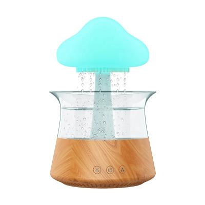 China Car Humidifier Diffuser Aroma Essential Oil Gravity Mushroom Rain Cloud Humidifier Ultrasonic Smart Anti Rainfall for sale