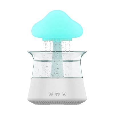 China Rainy Household LED Night Light Aroma Diffuser Humidifier Machine Ultrasonic Aroma Diffuser Cloud Essential Oil for sale