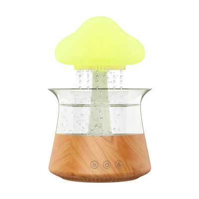 China Electric Car Air Humidifier Rain Cloud Night Light For Bedroom Rechargeable Fresh Scent Diffuser Humidifier for sale