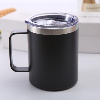 China 14oz Food Grade Coffee Mug Stainless Steel Tumbler Double Walled Mugs Vacuum Clean Insulated Coffee Mugs With Logo for sale