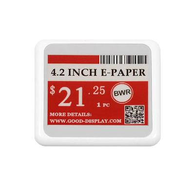 China 4.2 inch red electronic shelf label epaper tablet eel tag, NFC-strength, no battery, GDN042R 4.2 inch for sale