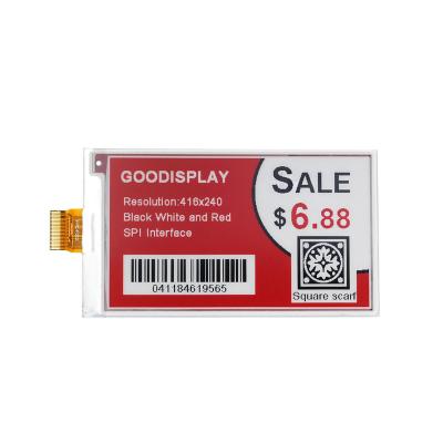 China 3.7 inch e 3.7 inch ink display color SPI epaper tablet GDEY037Z03 for sale