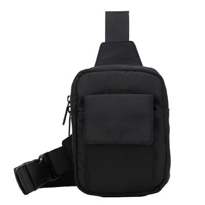 China 2022 Water Proof Fashion Canvas Polyester Body Chest Sling Unisex Casual Bags for sale