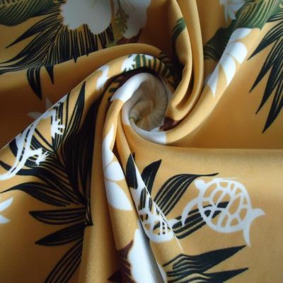 China Plain Printed Polyester Rayon Spandex Fabric for sale