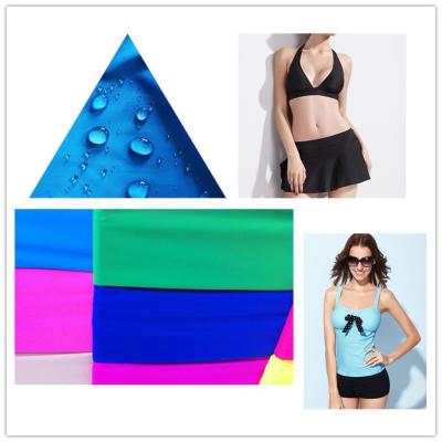 China Plain Nylon Spandex Swimwear Fabric for sale