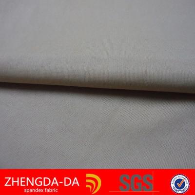 China Tan Plain Soft Stretch Spandex Through Swimwear Fabric (microsolv) for sale