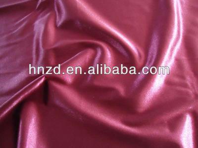 China Plain Nylon and Spandex Satin Fabric, Thin Satin for sale