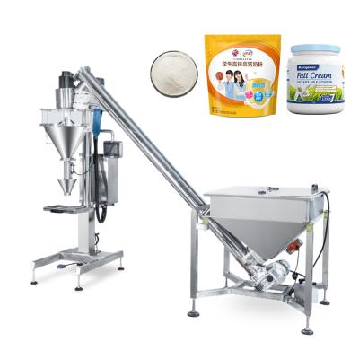 China High Precision Semi Automatic Protein Powder Milk Powder Spice Food Flour Filling Packing Machine with High Quality for Factory for sale