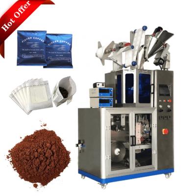 China Hot Sale Automatic Beverage Blow Ear Filter Coffee Powder Bag Sachets Drip Coffee Packing Machine for sale