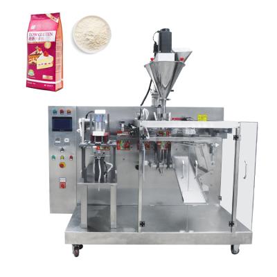 China High End Chemical Custom Cassava Cornstarch Flour Pneumatic Rotary Packing Machine Majorpack for sale