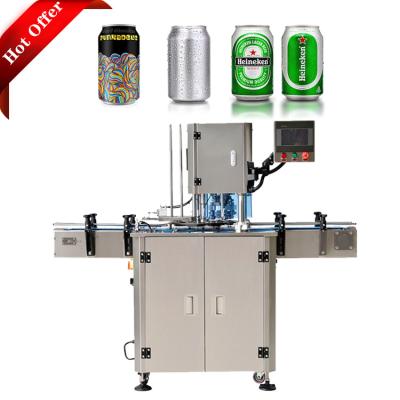 China Automatic Food Tin Soda Beer Pop Can Sealing Machine Pop Beer Drink Can Seamer Seamer Sealing Machine for sale