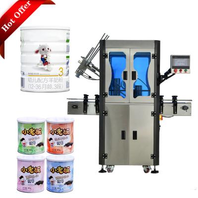 China Automatic Food Dust Proof Plastic Lid Pressing Snap On Capping Machine For Plastic Container for sale