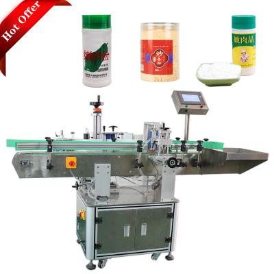 China Miscellaneous Food Factory Direct Automatic Round Bottle Labeling Machine for sale