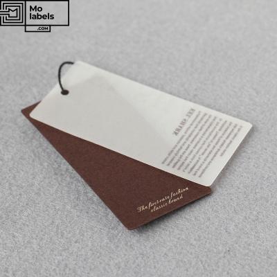 China Other Cheap Custom Design Printing Name Logo Paper Garment Hang Tag Tags PVC For Hanging Tags for sale