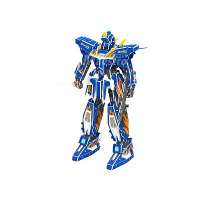 China Cartoon Toy Hot Sale EPS Foam 3D Robot Paper Model Toy Puzzle For Children for sale