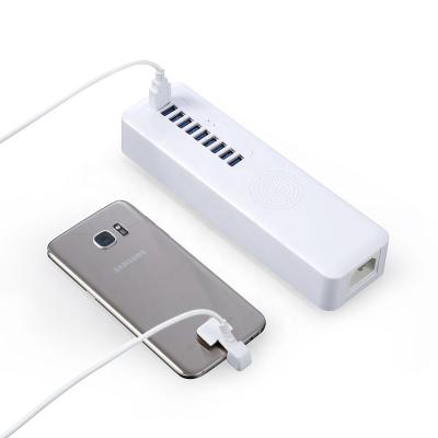 China 8 USB Ports 10 ports Smartphone Security Display System Device Tablets Anti theft Holder with Alarm zu verkaufen