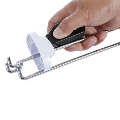 China Whole sale Locking Display Security Slatwall Hook for merchandise anti theft display in retail stores zu verkaufen