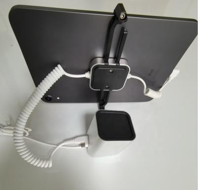 China High Security iPad stand Holder Tabletop tablet display anti-theft bracket with 2 Metal Grippers zu verkaufen