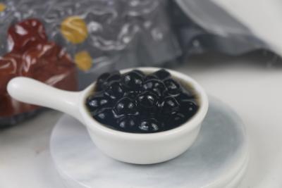 China Family Version Premium Milk Tea Raw Materials Brown Sugar Tapioca Pearls Round for sale