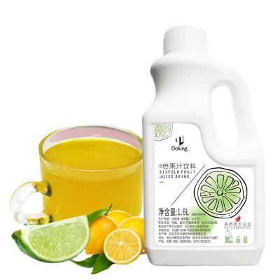 China Natural Natural Fruit Made Commercial Lemon Kumquat Six Times Concentrate Juice Fruit Tea for sale