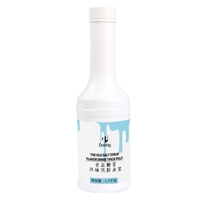 China Doking hot selling 14 times concentrate syrup sea salt syrup for soft drinks bubble tea drinks boba tea desserts DkingSS-01 for sale