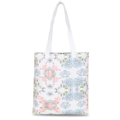 China Water Proof Canvas Tote Bag Bright Colors Printing Cotton Canvas for sale