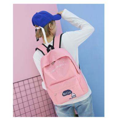 China Anti-theft Girls Teen School Bag Set Colorful Backpack School Bag For Student for sale