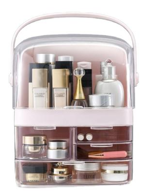 China 2020 New Mediterranean Style Storage Box Plastic Cosmetic Organizer for sale