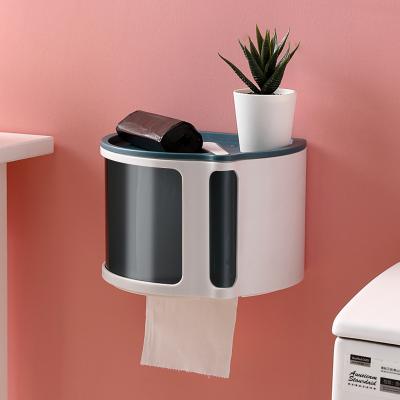 China 2020 Viable New Wall Mounted Waterproof Tissue Box Holder Toilet Paper Holder for sale