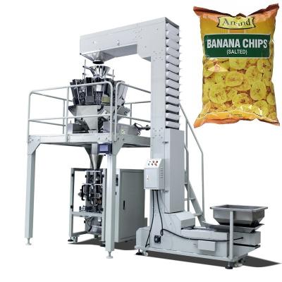 China Automatic Food Loontra Price Weight Floor Chip Bag Packet Packing Packaging Machine for sale