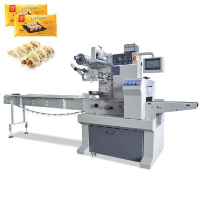 China Automatic Servo Control Food Bread Cake Bakery Wrapping Packaging Machine for sale