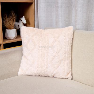 China Non-Toxic High Quality Luxury Fluffy Backdrop Fluffy Pillow Case Sofa Scatter Cushion Cover Case for sale