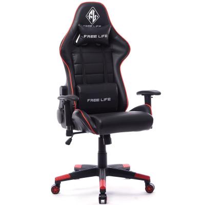 China Free Sample High Quality Ergonomic Luxury Adjustable Swivel Cheap PU Leather Computer PC Computer Racing Home Office Racing Silla Gaming Gamer Chair for sale