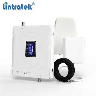 China lintratek 1800 dual band home use 2100mhz 4g cell phone gsm mobile phone signal booster 240*190*35mm for sale