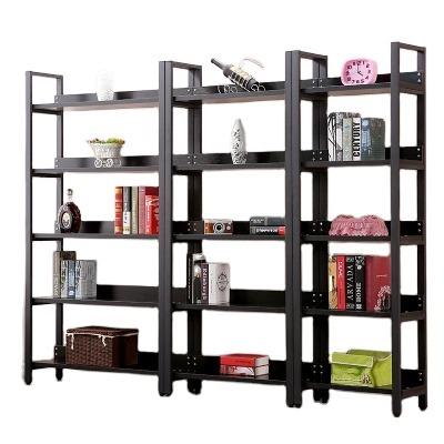 China Hot Selling Adjustable Black European Style Store Shelves (Others) Metal And Wooden Shaped Storage Shelf From JIAMUJIA for sale