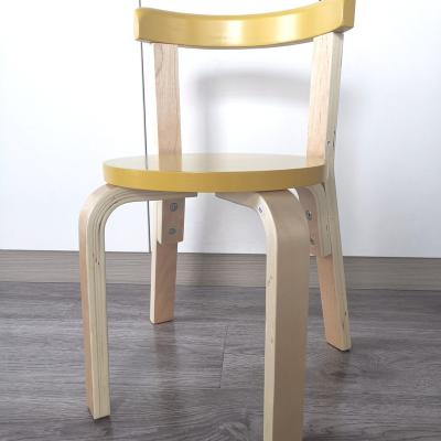 China INS popular with kindergartens and schools wooden children's lean-back chairs for sale