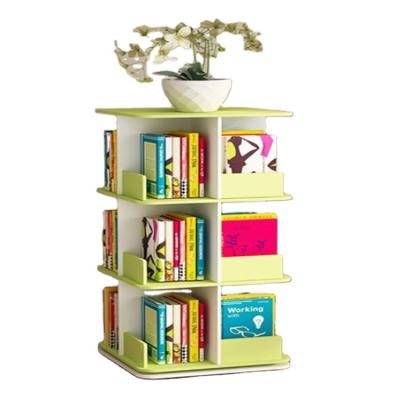 China JIAMUJIA Quality Adjustable Height Children's Modern Revolving Bookshelf (Other) Storage 360 ​​Degree Rotating Book Shelves for sale