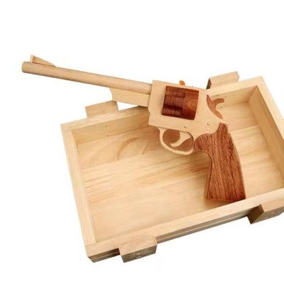 China Europe JIA MU JIA Kids Toy Wooden Solid Wood Gun for sale