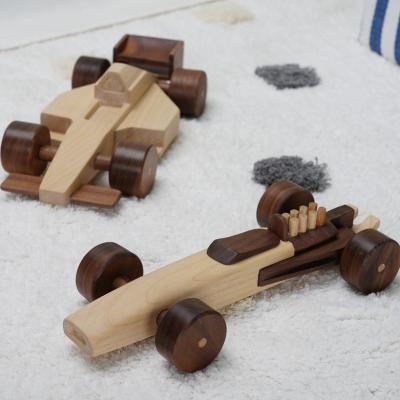 China Ride On Toy Handcrafted Wooden Eco Friendly Toy Car for sale