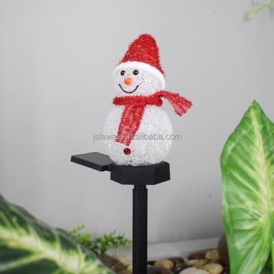 China Fashion Snowman String Light Top 0utdoors Lights New Model Solar Photovoltaic Decorating Family Yard Led Track Column String For Holiday for sale