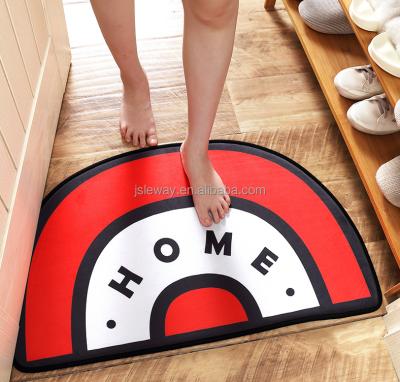 China Non-Slip Absorbent Cute Custom Baby Rug Kids Decoration Bathroom Floor Washable Waterproof Anti-Slip Mat For Indoor for sale