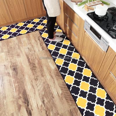 China Modern INS Custom Size Anti Slip Home Can Be Cut Oil Waterproof Water Absorbing Kitchen Mat Rugs And Blankets For Sale Area for sale