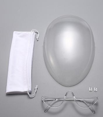 China Fashion Sunglasses Fashionable Anti Fog Color Screen Shield Plastic Transparent Clear Protective Tinted Glasses For Sale Full Protective Mask for sale