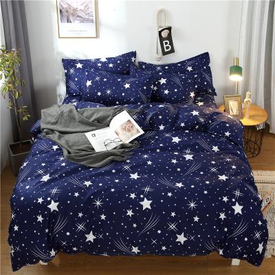 China Manufacturer Anti-Static Stock Cheap Modern Luxury Egypt Fantasy Quilting Bedspreads Cotton Flat Layer Sheet Duvet Cover Bedding Set for sale