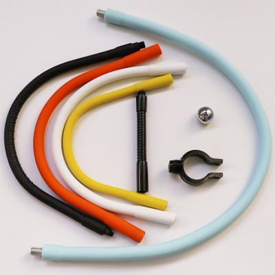 China Obstinate curves and random directions silicone rubber covered gooseneck gooseneck flexible metal swan flexible neck gooseneck tube silicon medical hose for sale